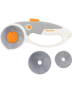 Cortador rotativo Fiskars 2 en 1 hojas de 45 mm y 60 mm