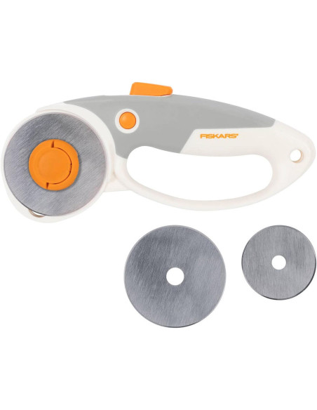Cortador rotativo Fiskars 2 en 1 hojas de 45 mm y 60 mm