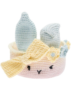 Kit de crochet - Cesta de Pascua pastel 2