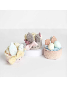 Kit de crochet - Cesta de Pascua beige 2