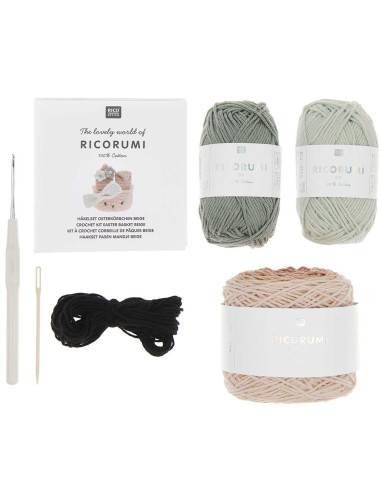 Kit de crochet - Cesta de Pascua beige
