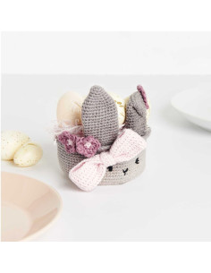 Kit de crochet - Cesta de Pascua gris