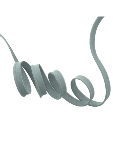 Piping todo textil 10 mm - Gris medio