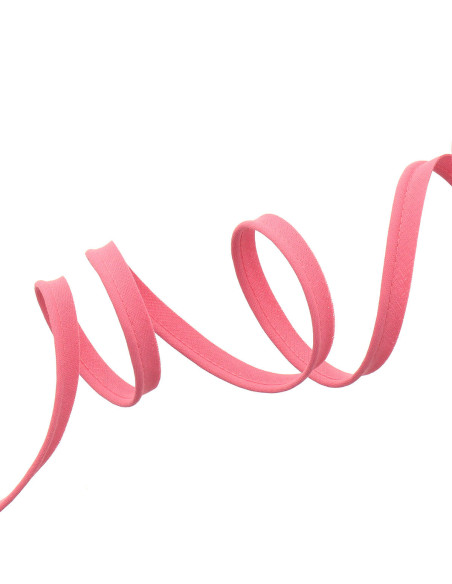 Piping todo textil 10 mm - Rosa