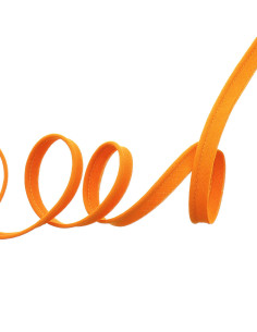 Piping todo textil 10 mm - Naranja