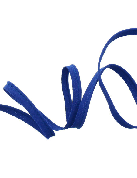 Piping todo textil 10 mm - Azul de Francia