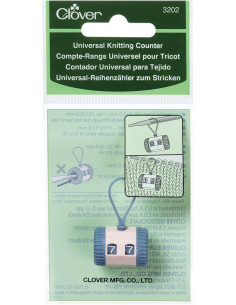 Contador de filas universal para tejer Clover