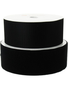 VELCRO® Brand adhesivo negro de 100 mm de ancho rollo de 25 metros