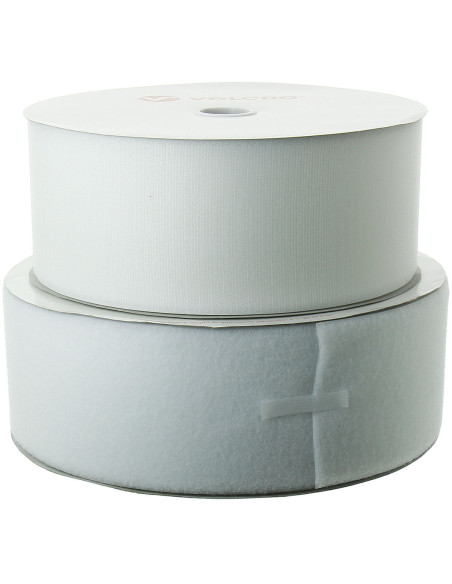 VELCRO® Brand adhesivo blanco de 100 mm de ancho rollo de 25 metros