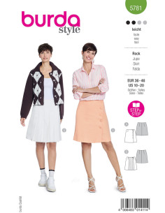 Patrón de falda - Burda 5781