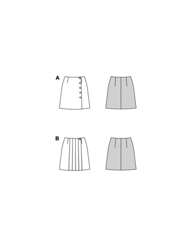 Patrón de falda - Burda 5781