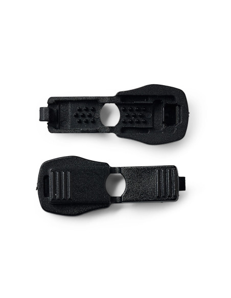 Juego de 2 extremos de cordón plegables - Negro