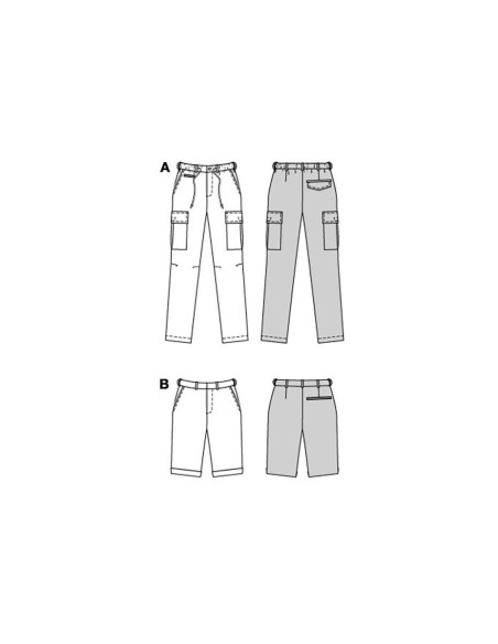 Patrón de pantalón - Burda 5814