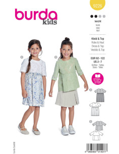 Patrón de vestido y blusa - Burda 9226