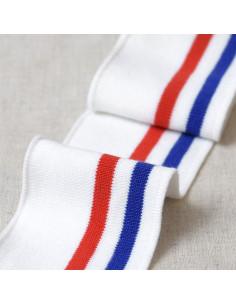 Puños y cintura de canalé - Tricolor
