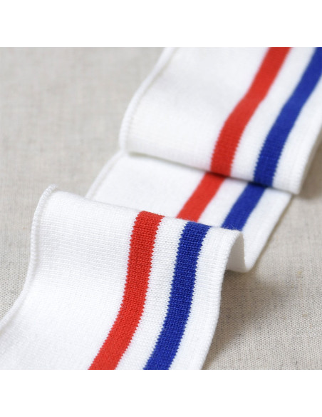 Puños y cintura de canalé - Tricolor