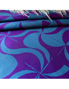 Tejido de sarga de viscosa Purple retro - My Dress Made