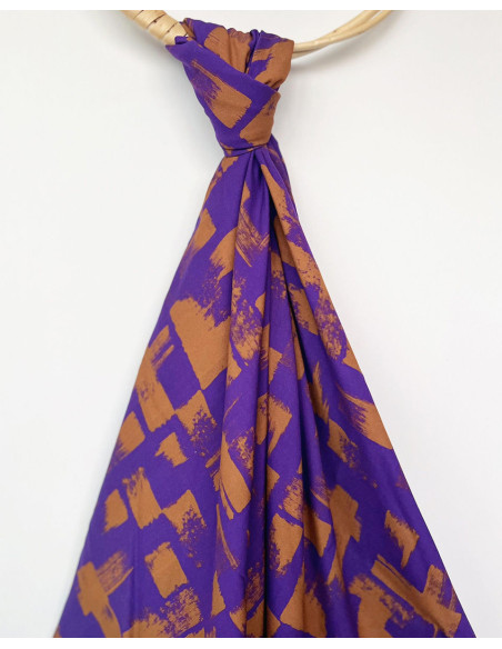 Tejido sarga de viscosa Purple rain - My Dress Made