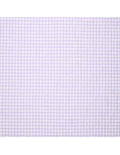 Tela Seersucker a cuadros - Violeta 2