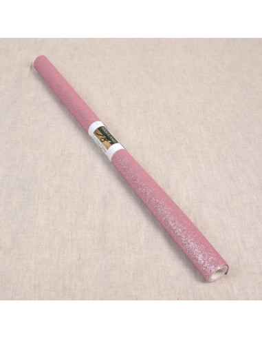 Cupón de purpurina 50 x 70 cm - Rosa