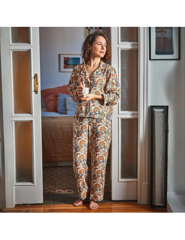 Patrón de pijama para mujer Budapest - Ikatee