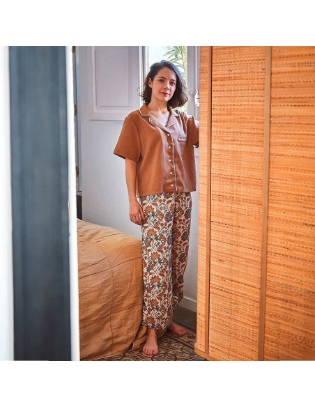 Patrón de pijama para mujer Budapest - Ikatee