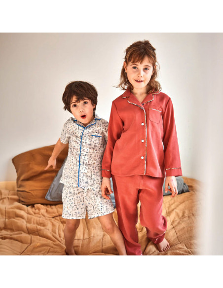 Patrón de pijamas Budapest kids - Ikatee