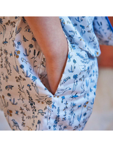 Patrón de pijamas Budapest kids - Ikatee