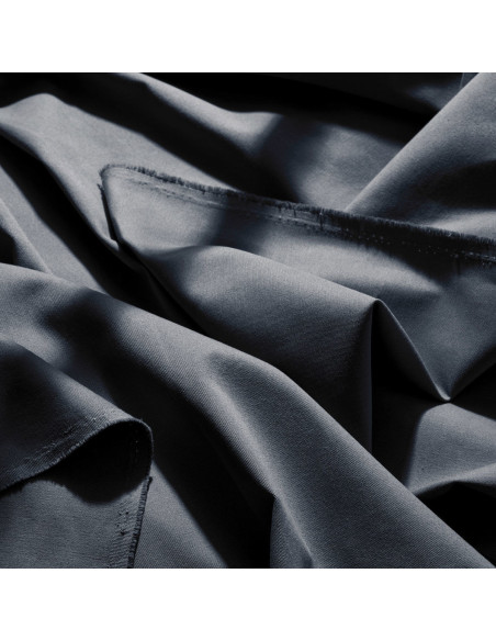 Tejido gabardina de algodón light Deep Charcoal - Atelier Brunette