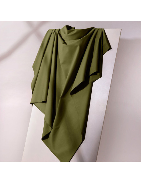 Tejido gabardina de algodón light Ivy Green - Atelier Brunette