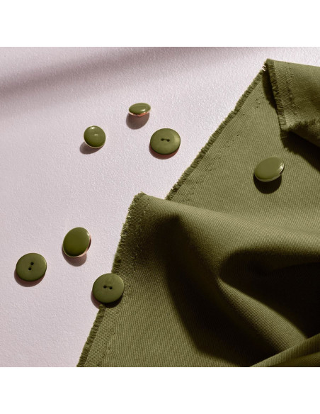 Tejido gabardina de algodón light Ivy Green - Atelier Brunette