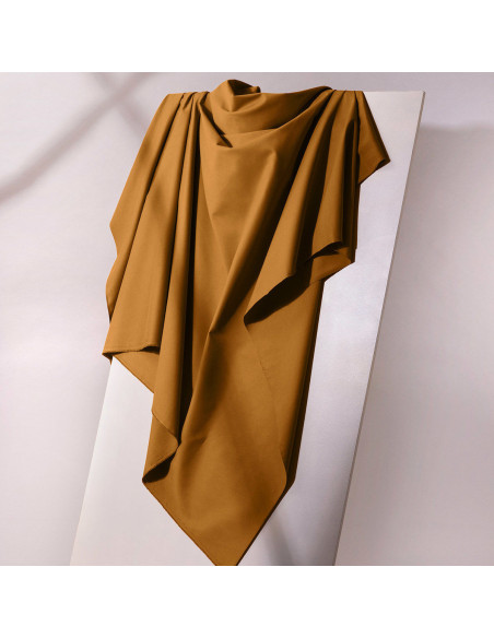 Tejido gabardina de algodón light Ocre - Atelier Brunette