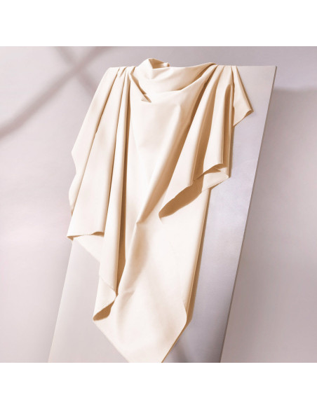Tejido gabardina de algodón light Off White - Atelier Brunette