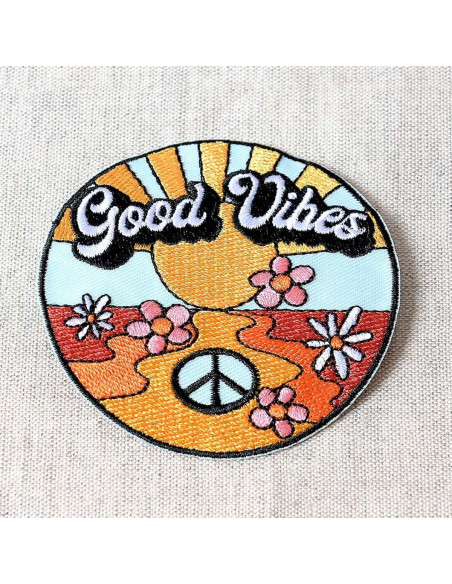 Parche termoadhesivo Seventies - Buenas Vibras