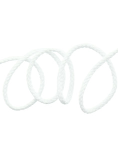 Cordón de sudadera liso - Blanco