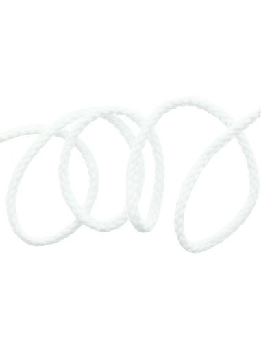 Cordón de sudadera liso - Blanco