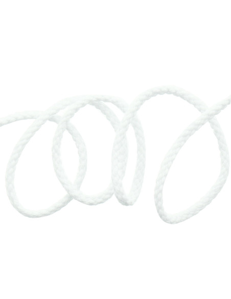 Cordón de sudadera liso - Blanco