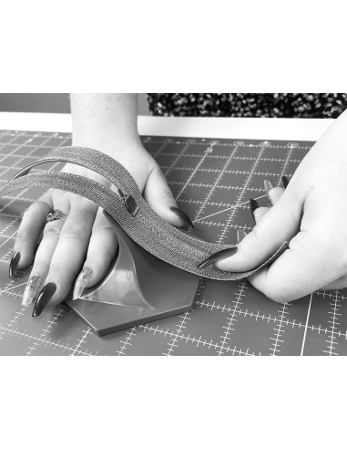 Enhebrador de cursores para cierre de cremallera Zipper Jig The Gypsy Quilter