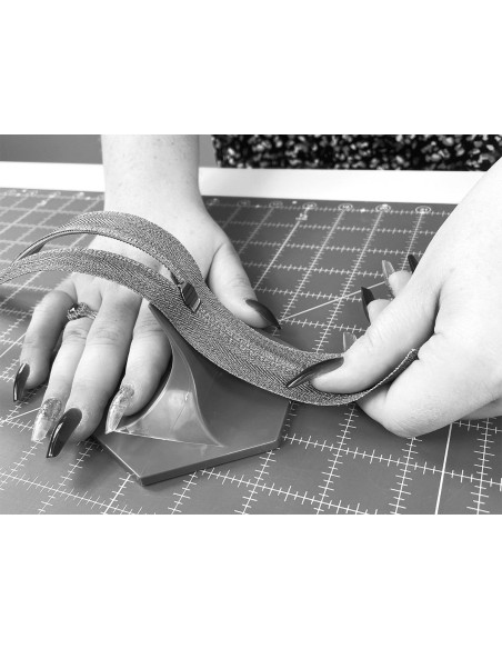 Enhebrador de cursores para cierre de cremallera Zipper Jig The Gypsy Quilter