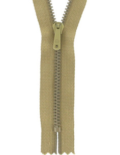 Cremallera de pantalón - Beige medio