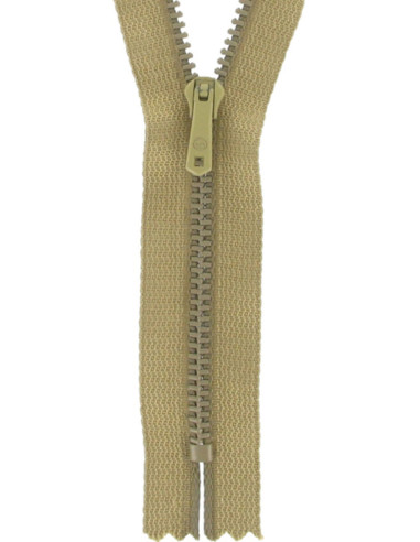 Cremallera de pantalón - Beige medio
