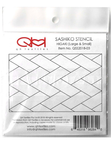 Juego de 2 plantillas para esténcil de sashiko - Higaki