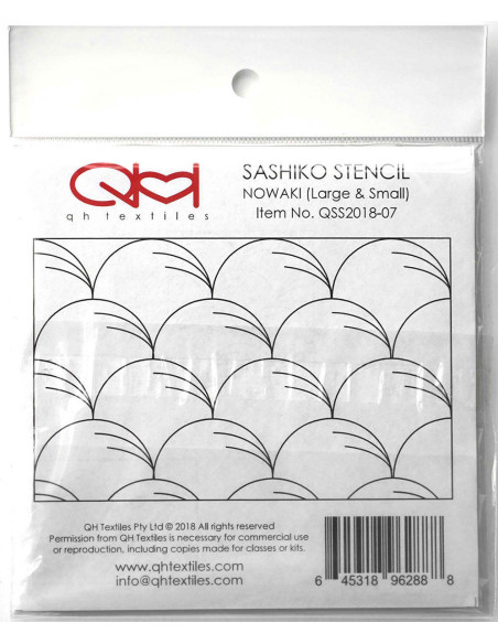 Juego de 2 plantillas para esténcil de sashiko - Nowaki