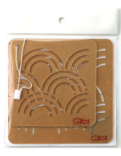 Conjunto de 2 plantillas para esténcil sashiko - Seikai-Ha 2