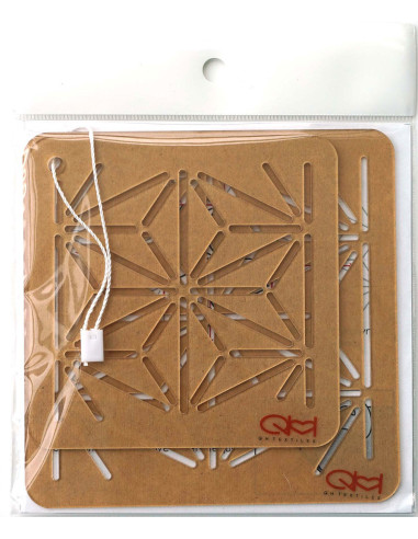 Juego de 2 plantillas para esténcil de sashiko - Asano-Ha