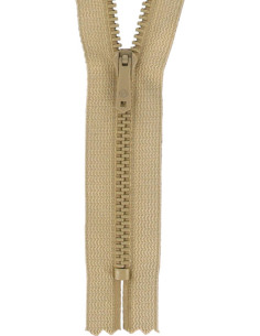 Cremallera pantalón - Beige antílope