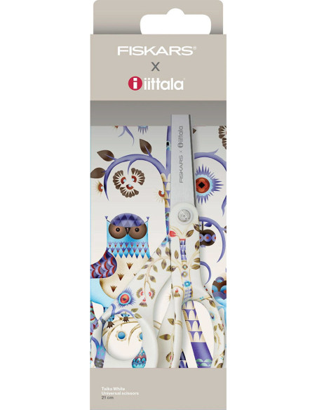 Tijeras Fiskars X Iittala Taika blanco 21 cm