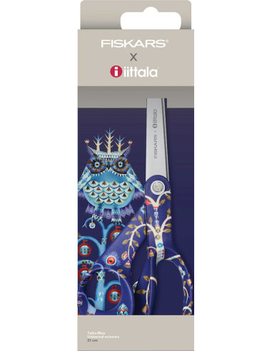 Tijeras Fiskars X Iittala Taika azul 21 cm