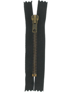 Cremallera Especial Jeans - Negro