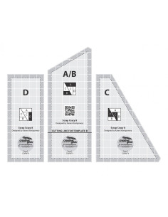 Juego de reglas Non-Slip Scrap Crazy Creative Grids